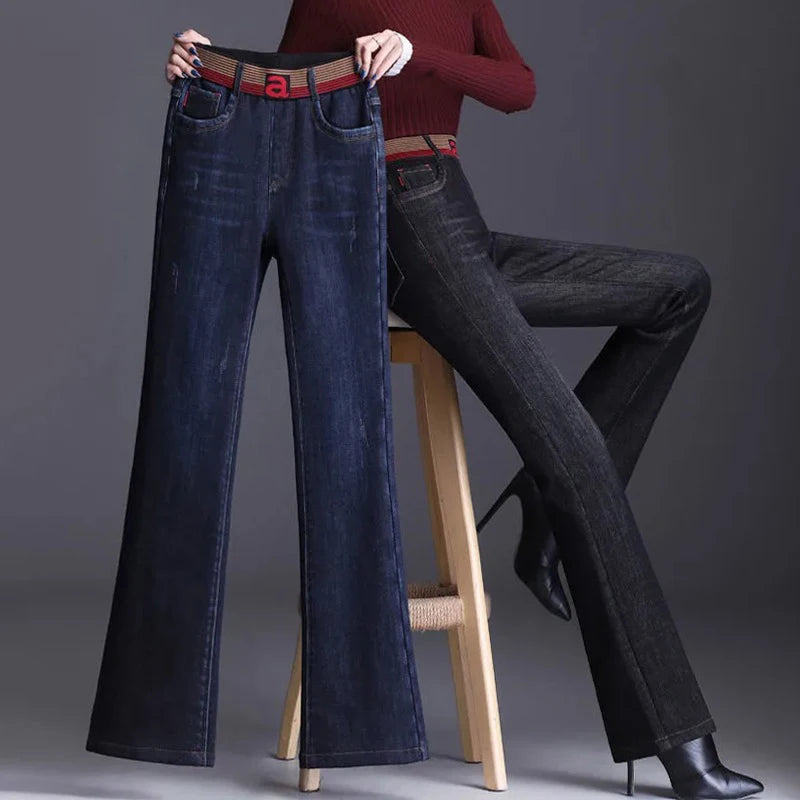 High Waist Vintage Flare Denim Pant - Palm and Thread