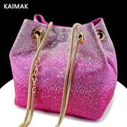 Italian Design Luxury Shiny Handbag - Palm and Thread