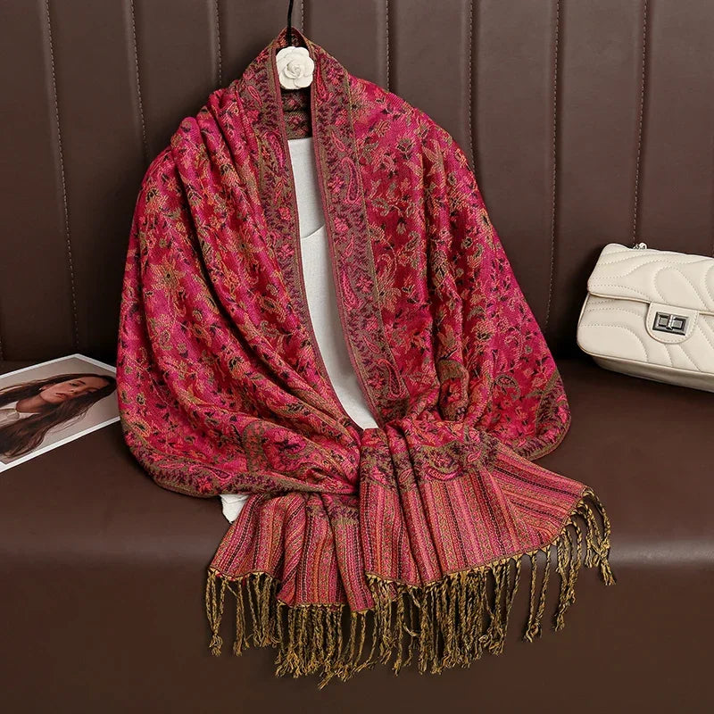 Luxury Brand Cashmere Scarf Printed - Palm and Thread
