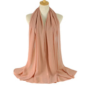 Solid Chiffon Shawl Scarf - Palm and Thread