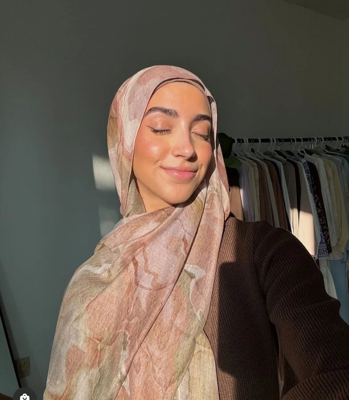 New Watercolor Hijab Tie-Dye Cotton Scarf Arabian Foulard Femme Hijab Long Scarf Turkish Turbans for Women Ropa Africana Mujer - Palm and Thread