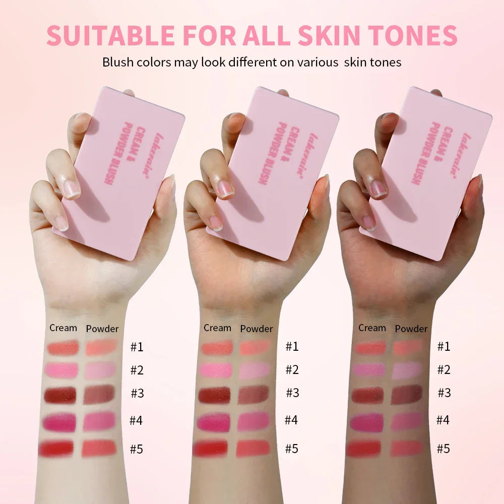 Cream & Powder Blush Palette - Palm and Thread