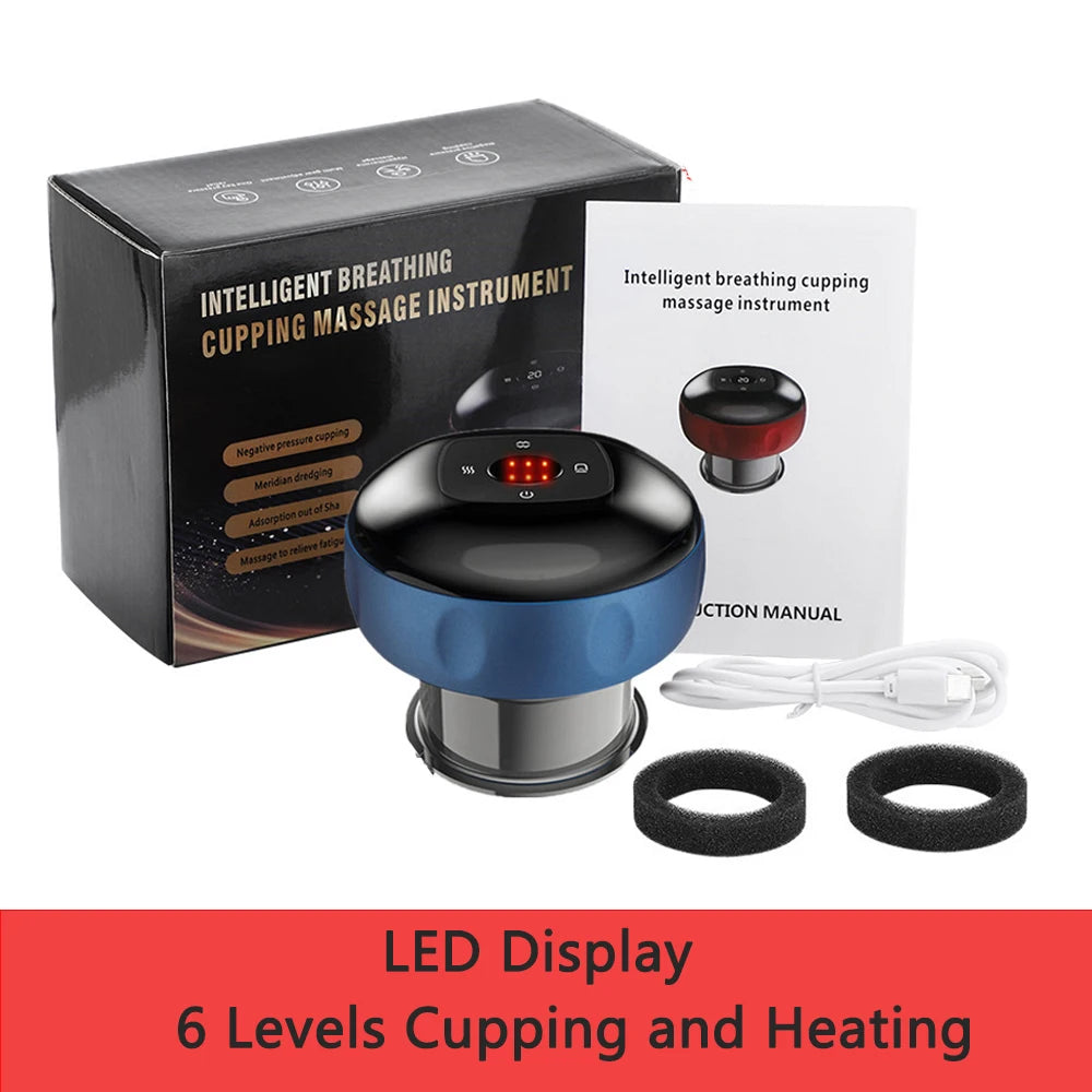 Intelligent Vacuum Cupping Massage Device - Palm and Thread