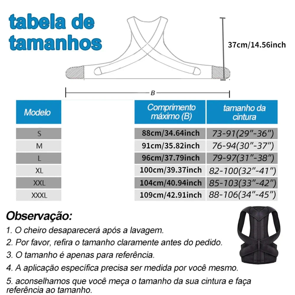 Back Posture Anti-camel Correction Belt - Palm and Thread