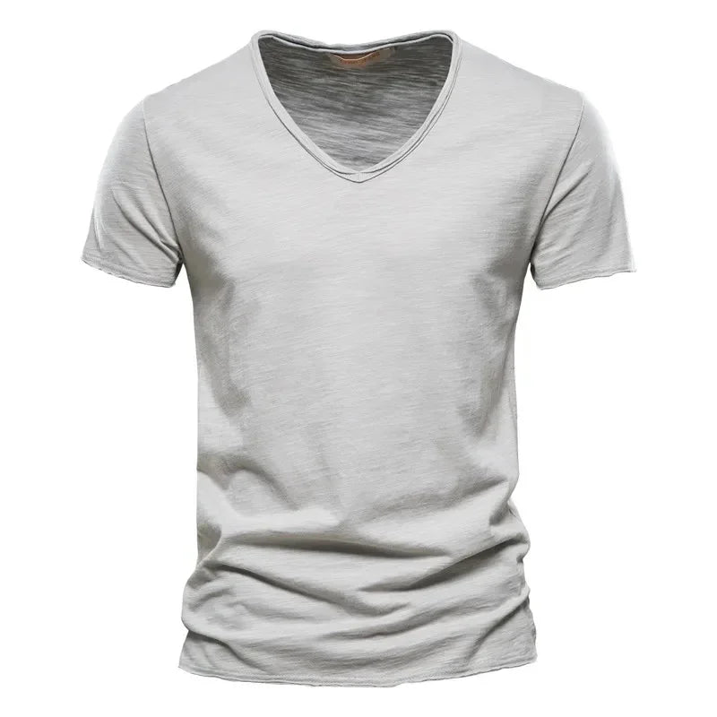 Brand Quality 100% CottonT-shirt V-neck Fashion - Palm and Thread