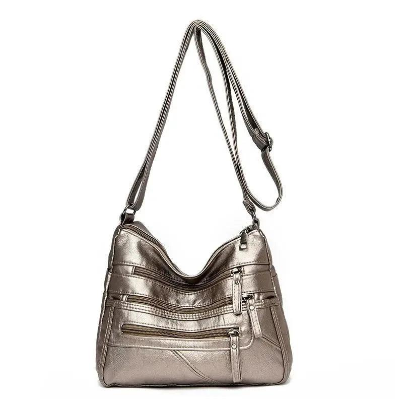 High Quality Soft Leather Shoulder Bag - Palm and Thread