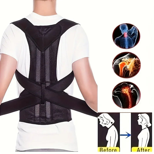 Back Posture Anti-camel Correction Belt - Palm and Thread