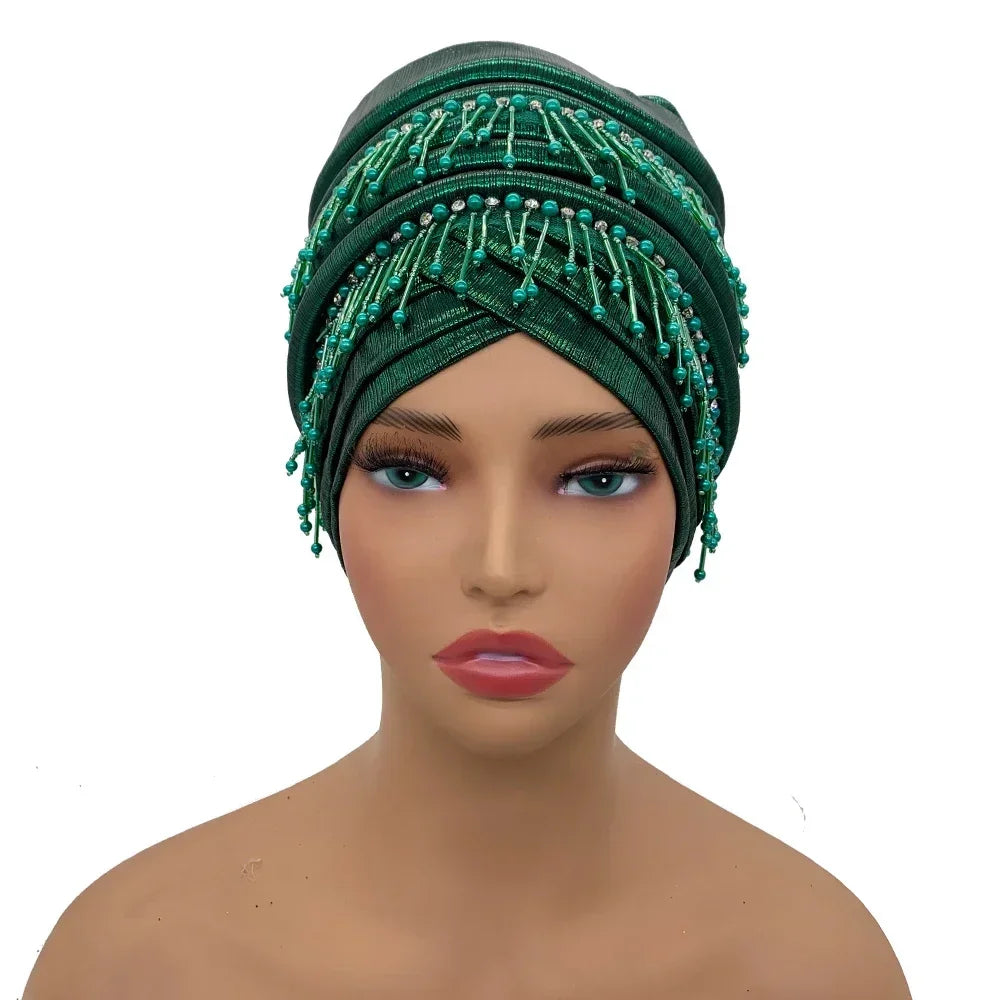 Elegant Head Wraps Bonnet - Palm and Thread
