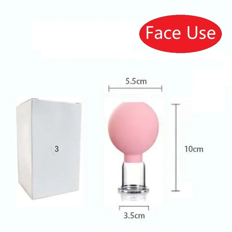 Slimming Face Sucker Vacuum Cupping Jar Cellulite Massager - Palm and Thread