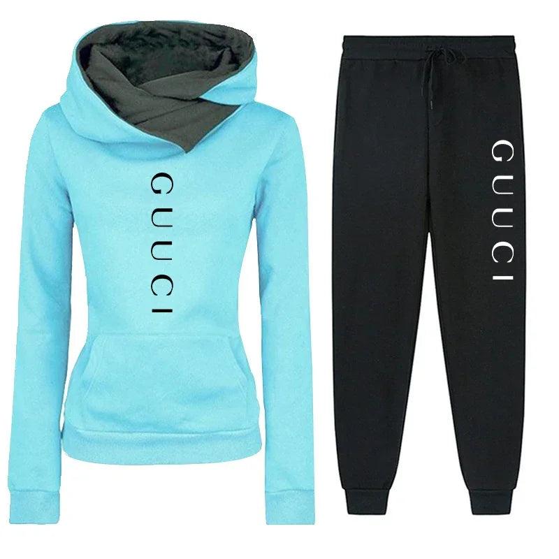 Hooded Sweatshirt + Sweat pant Matching Set - Palm and Thread