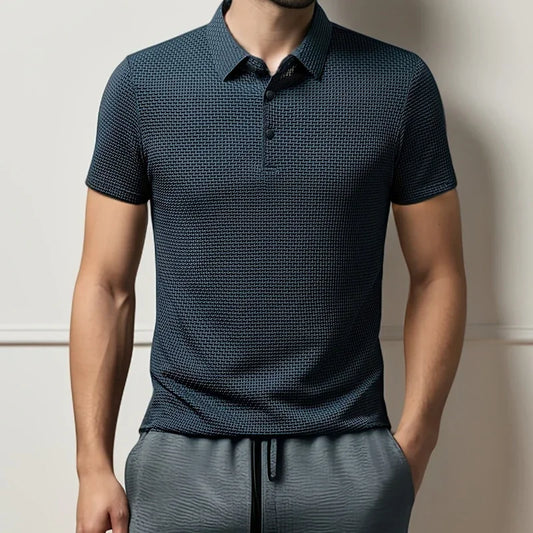 Casual Bone Flower POLO Shirt - Palm and Thread