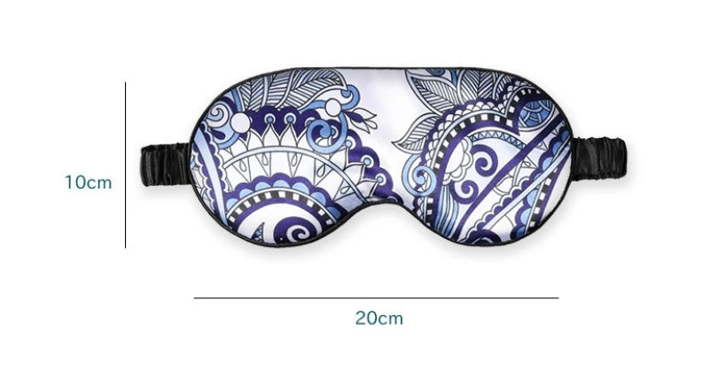 Silk Sleep Eye Mask for Travel - Palm and Thread