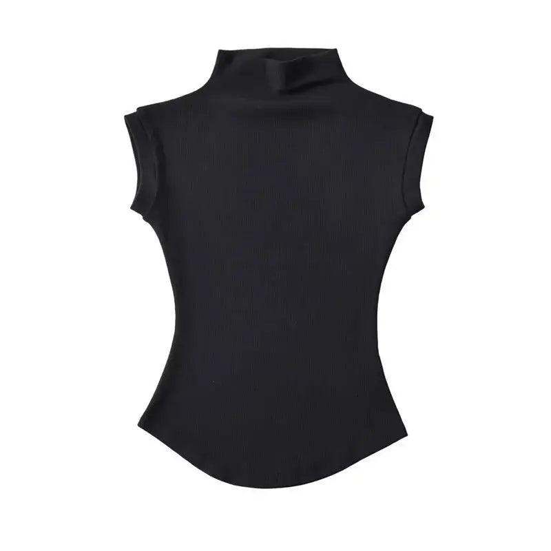 Turtleneck Sleeveless T-Shirts Top - Palm and Thread