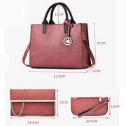 Three-Piece Set Handbag - Palm and Thread