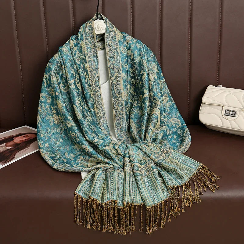 Luxury Brand Cashmere Scarf Printed - Palm and Thread