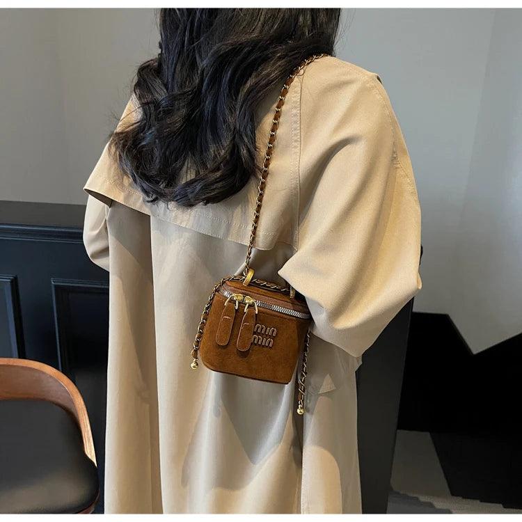 Light luxury high-end niche mini bag new frosted chain - Palm and Thread