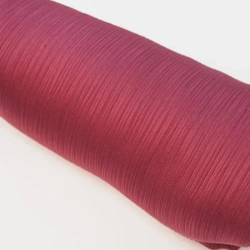 Pleated Satin Chiffon Hijab Silk Scarf - Palm and Thread