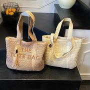 French style straw woven bag - Palm and Thread