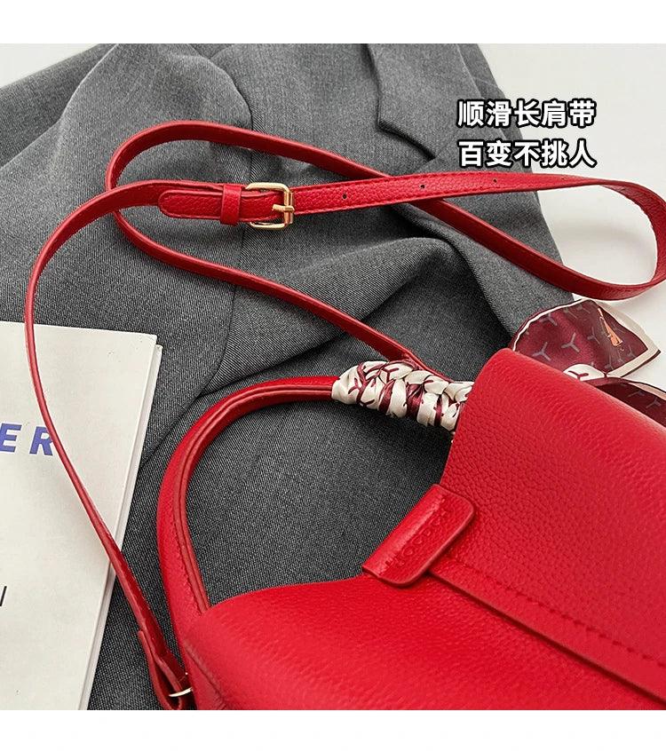 New High Quality Design Handbag PU Commuter Luxury - Palm and Thread