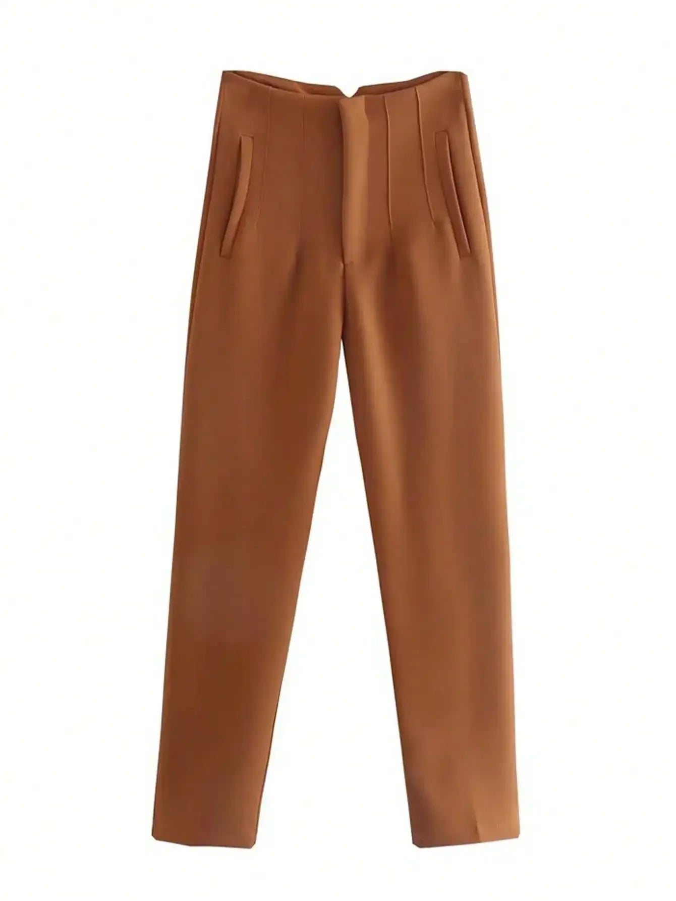 Elegant Solid Pencil Pant - Palm and Thread