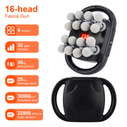 High-Frequency Gun Vibration Body Massage- 16 Head - Palm and Thread