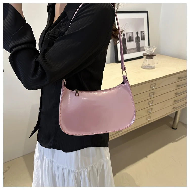 2025 Korean Patent Leather Handbag