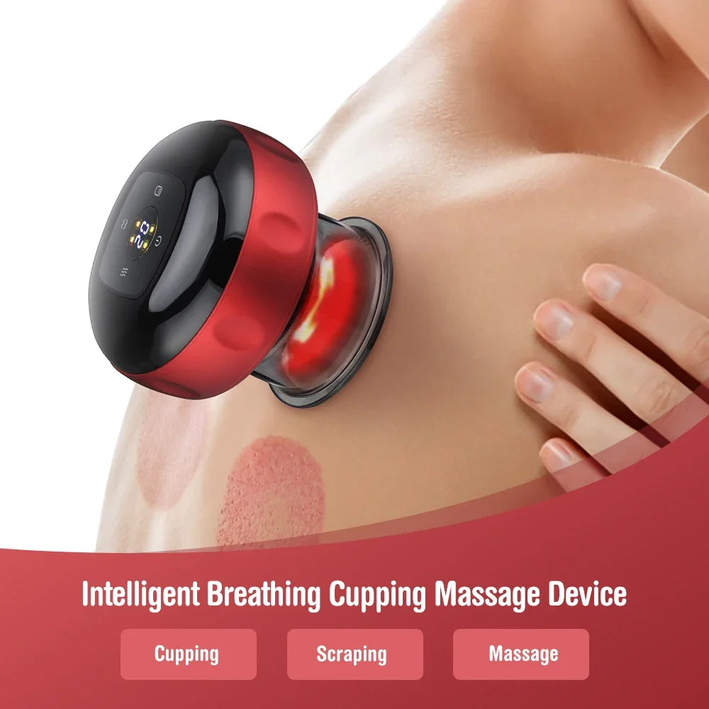 Intelligent Vacuum Cupping Massage Device - Palm and Thread