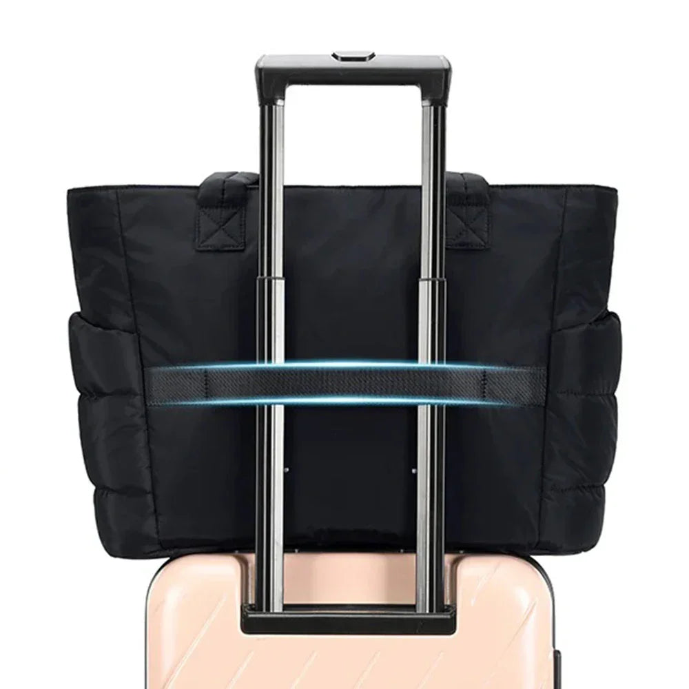 Large Capacity Solid Color Handbag - Palm and Thread