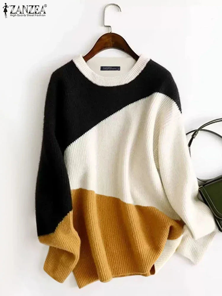 Loose Pullovers Round Neck Top - Palm and Thread