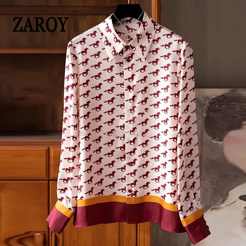 Casual Turn-down Collar Office Shirt - Palm and Thread