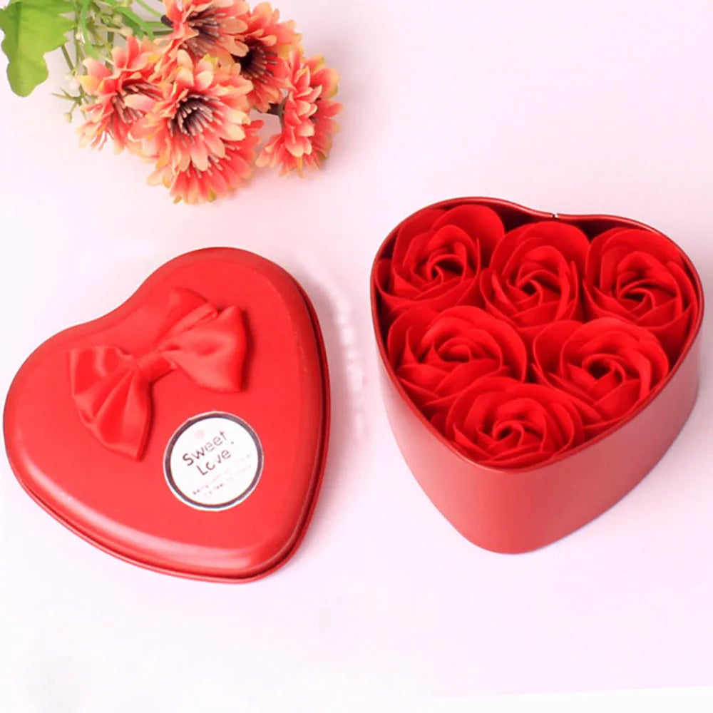 Heart Scented Bath Body Petal Gift Soap - Palm and Thread