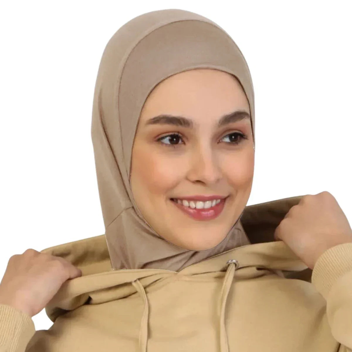 Instant Hijab Solid Color Hemp Headscarf - Palm and Thread