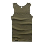 Basic Elastic tank top Pure Cotton Sleeveless t-shirt - Palm and Thread