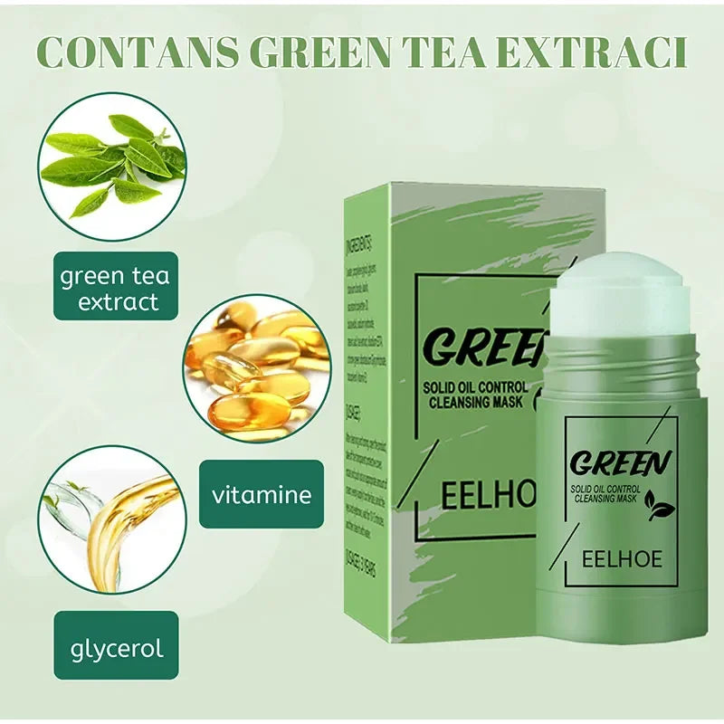 Green Tea Cleansing Solid Face Mask - Palm and Thread