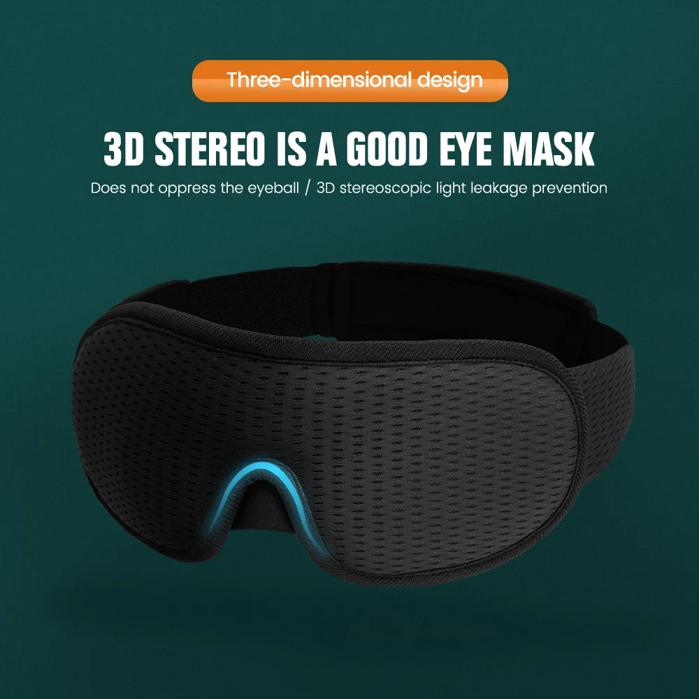 Sleep Mask 3D Block Out Light - Palm and Thread