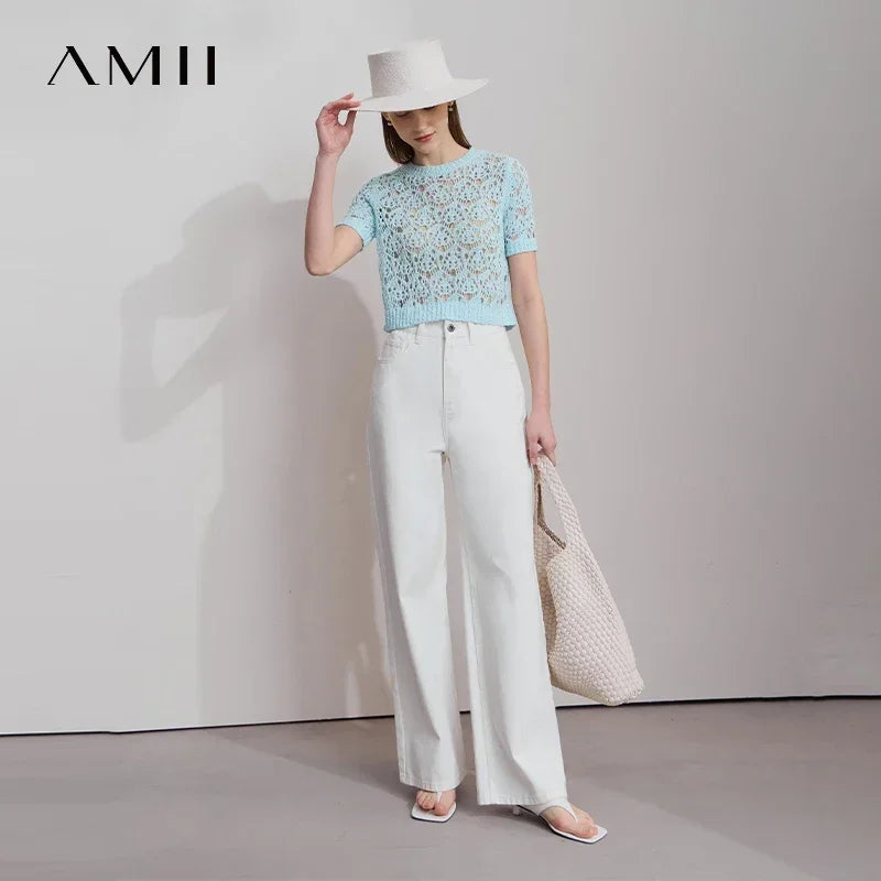 Knitted Sweater Crew Neck Pullover - Palm and Thread