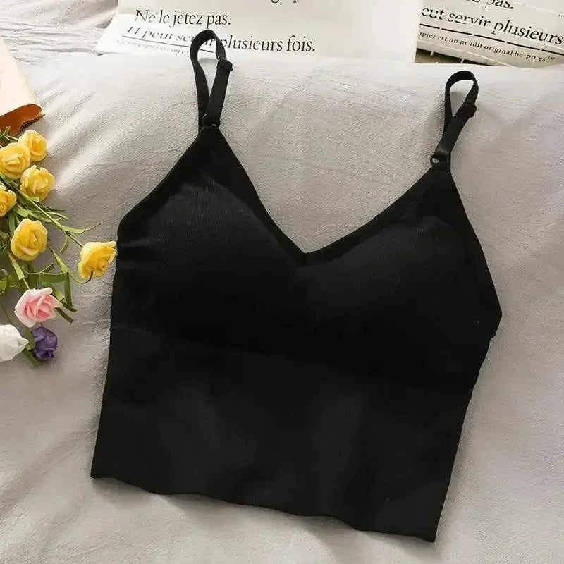 Crop Top Off Shoulder Sleeveless Camisole - Palm and Thread