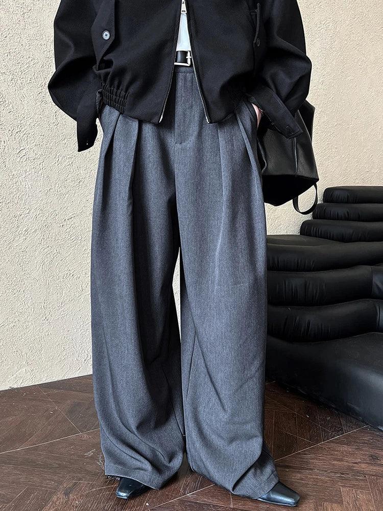 High Waist Pleated Long Wide Leg Elegant Pant - Palm and Thread