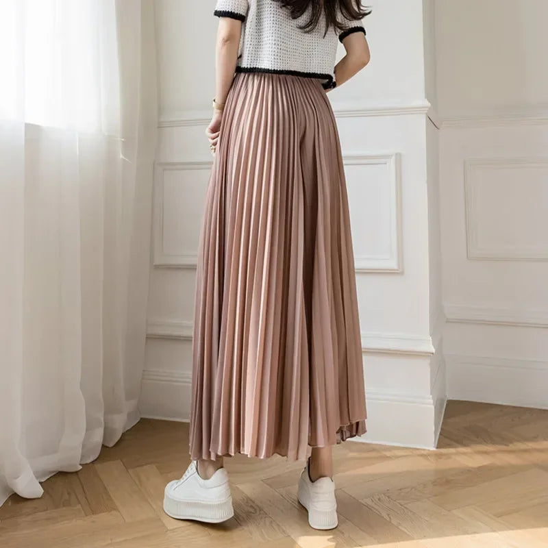 Chiffon High Waist Wide Leg Pant - Palm and Thread