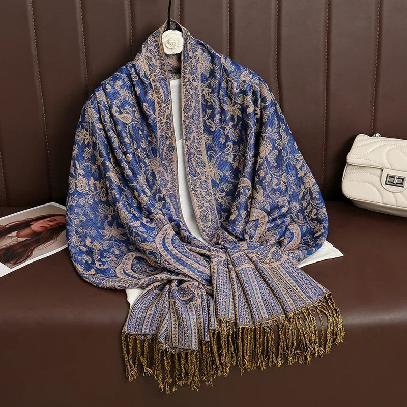 Luxury Brand Cashmere Scarf Printed - Palm and Thread