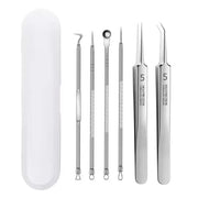 Stainless Steel Clip Pimples Tweezer Blackhead Remover - Palm and Thread
