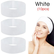 Disposable SPA White Facial Esthetician Headband - Palm and Thread