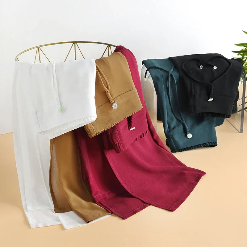Double Layer Chiffon Pant - Palm and Thread