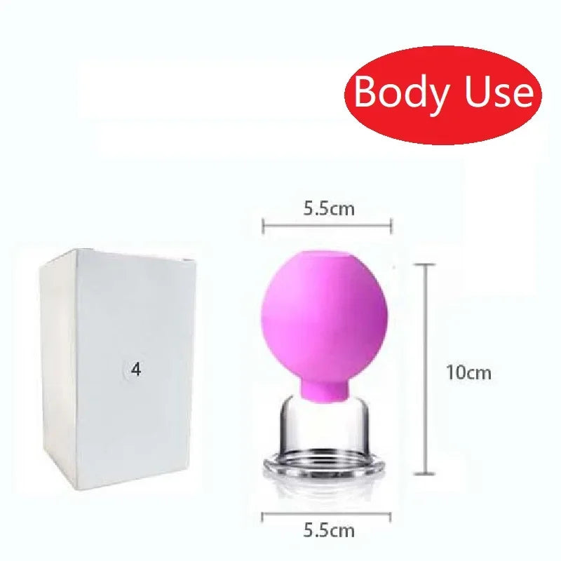 Slimming Face Sucker Vacuum Cupping Jar Cellulite Massager - Palm and Thread