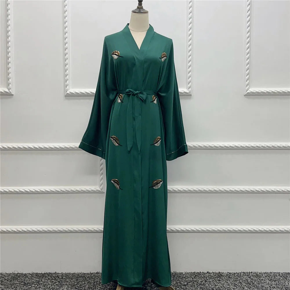 Fashion Belted Abaya Kaftan - Palm and Thread