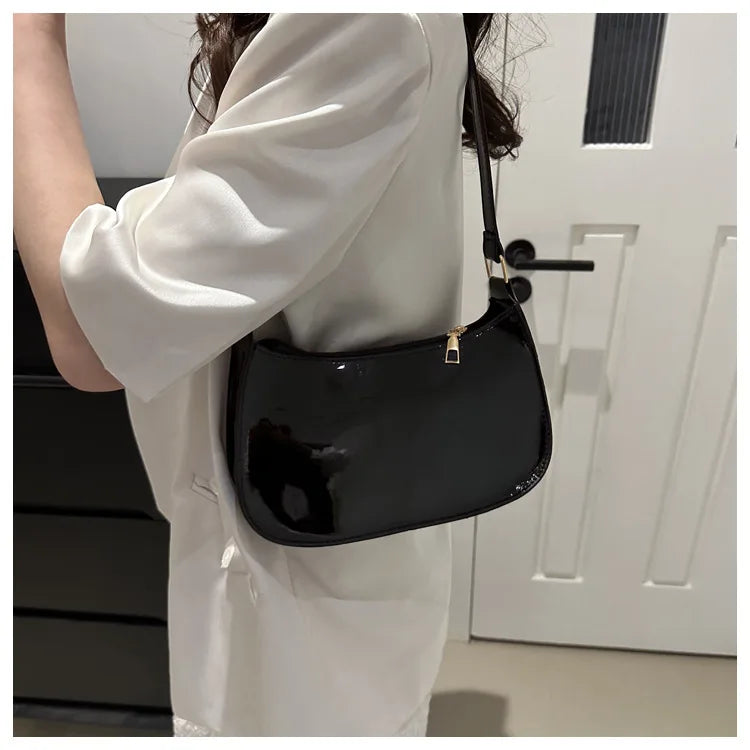 2025 Korean Patent Leather Handbag