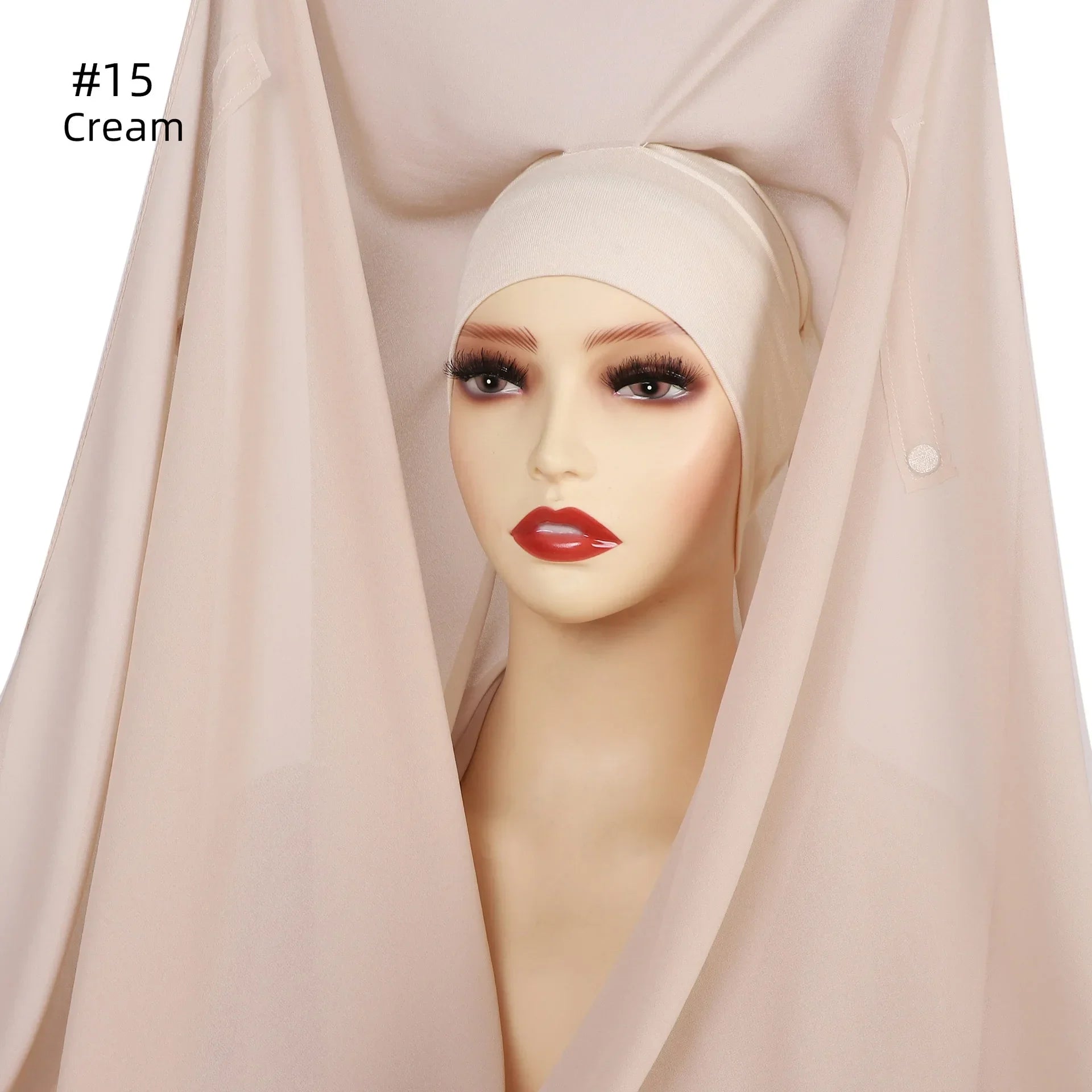 Newest Instant Chiffon Hijab - Palm and Thread