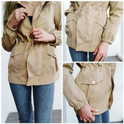 HI-FASHION Double Layer Windbreaker Coat Fashion Plus Size (2XL-4XL) - Palm and Thread