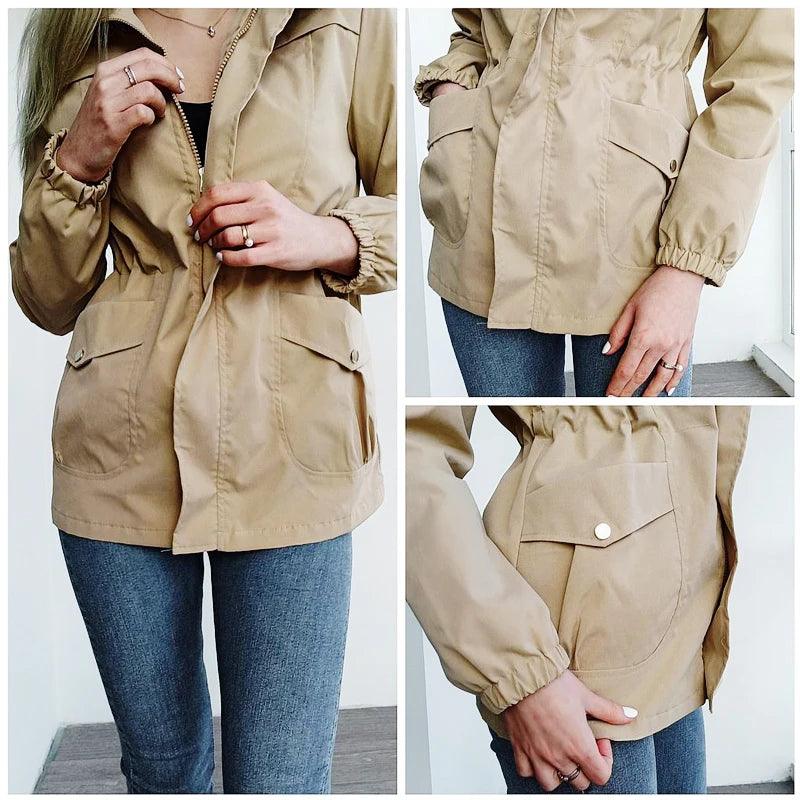 HI-FASHION Double Layer Windbreaker Coat Fashion (M-XL) - Palm and Thread