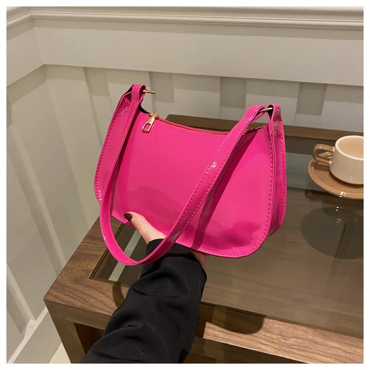 2025 Korean Patent Leather Handbag